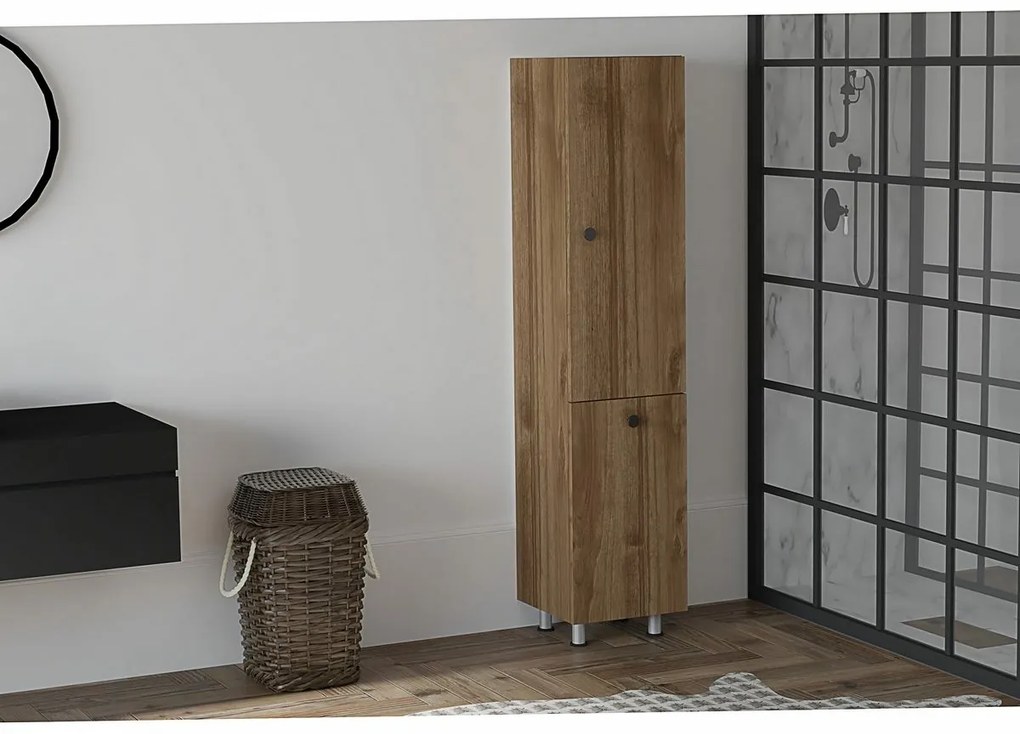 Fürdőszoba szekrény Lipa Walnut