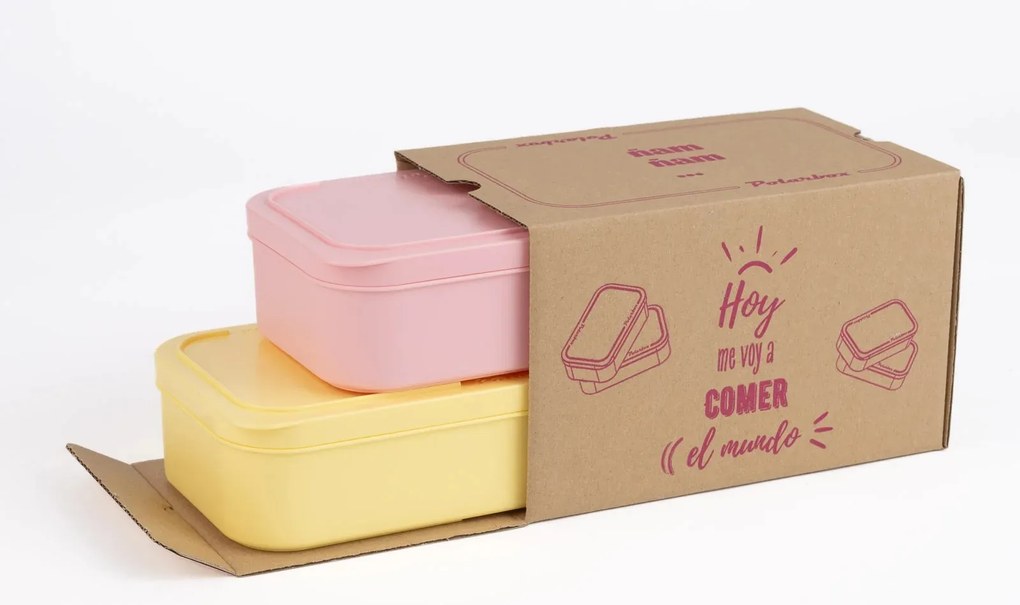 Cool box POP Summer style, 6 l, sárga/rózsaszín - Polarbox