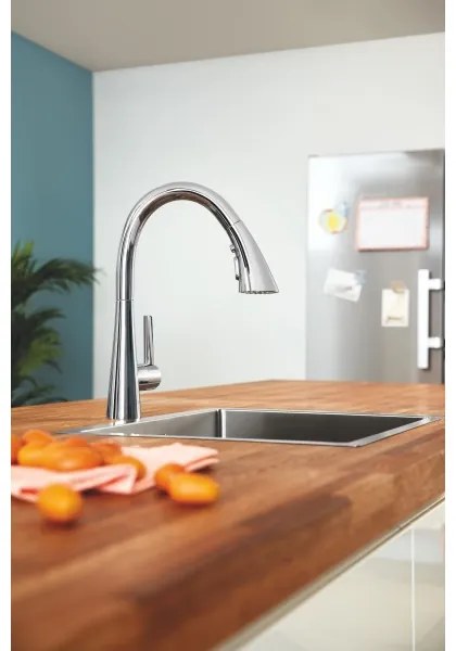 GROHE 32294002 - ZEDRA 401 mm mosogatócsaptelep, fényes króm