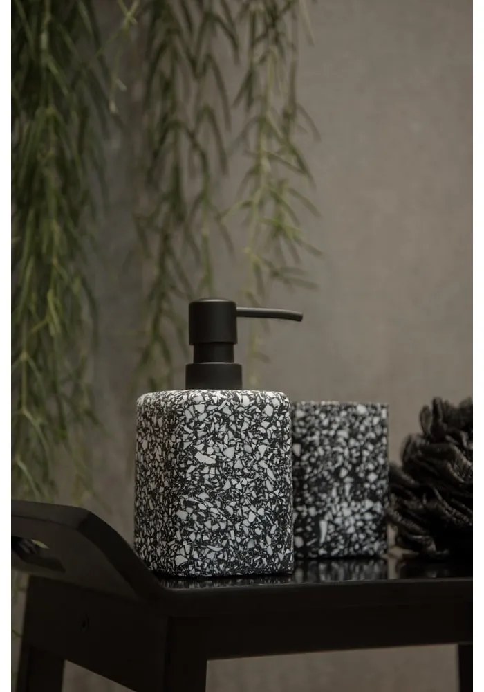 Terrazzo fekete fogkefetartó pohár - Wenko