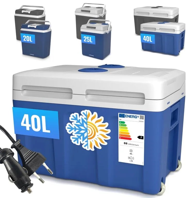 JAGO Hűtődoboz 40 L kék