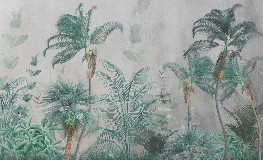 Fali fotótapéta Étkezőbe Egzotikus oázis 416x254 Ragasztó