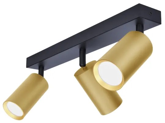 Brilagi - LED dimmelhető spotlámpa SELE GOLDEN 3xGU10/4,8W/230V fekete/arany