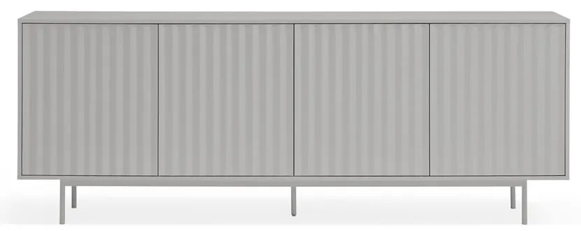 Szürke alacsony komód 211x80 cm Sierra – Teulat