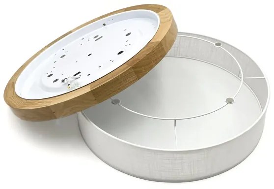 Brilagi - LED mennyezeti lámpa BELLADONNA LED/36W/230V Ø 40 cm fehér/tölgy