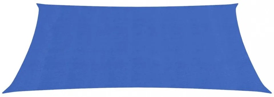 kék HDPE napvitorla 160 g/m² 2,5 x 4 m