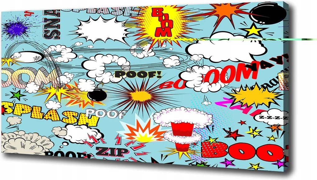 Fotótapéta nagy canvas falikép Képregény 140x70 cm