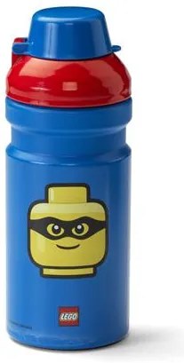 Kulacs, 390 ml, LEGO Classic, kék-piros-mintás (L40560001)