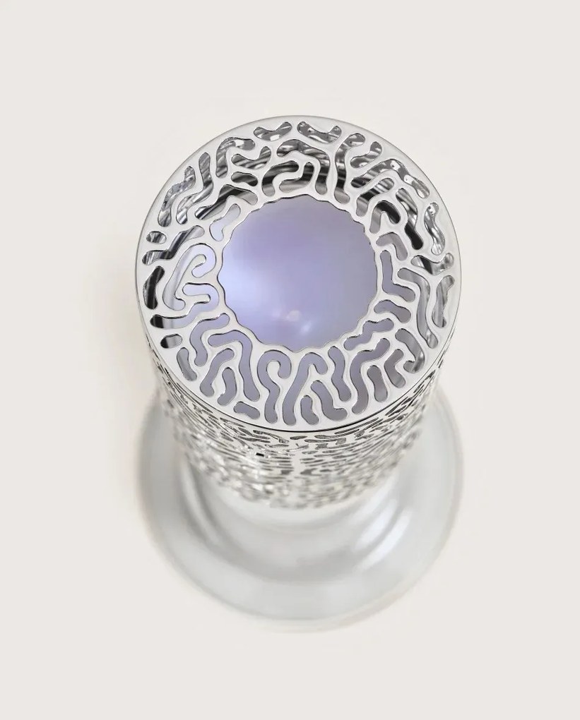 Starck gyertyatartó + Peau de Pierre gyertya/Stone face 120g szürke - Maison Berger Paris