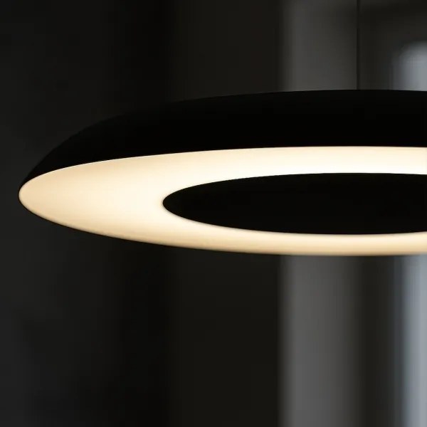 Kábeles LED csillár PIATTINO LED/30W/230V 2700/3200/4000K átm. 40 cm fekete