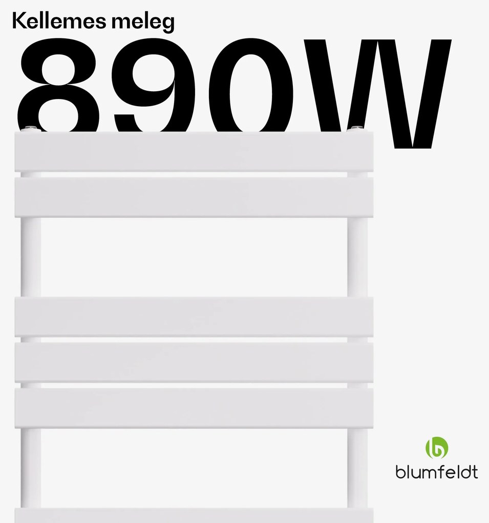 Blumfeldt Fairmont radiátor, 60 x 180 cm, falra szerelhető, modern kivitel, meleg víz