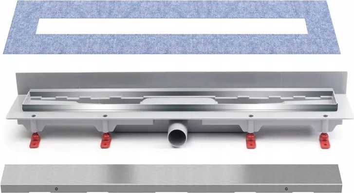 Falra szerelhető lineáris lefolyó 650M beépíthető