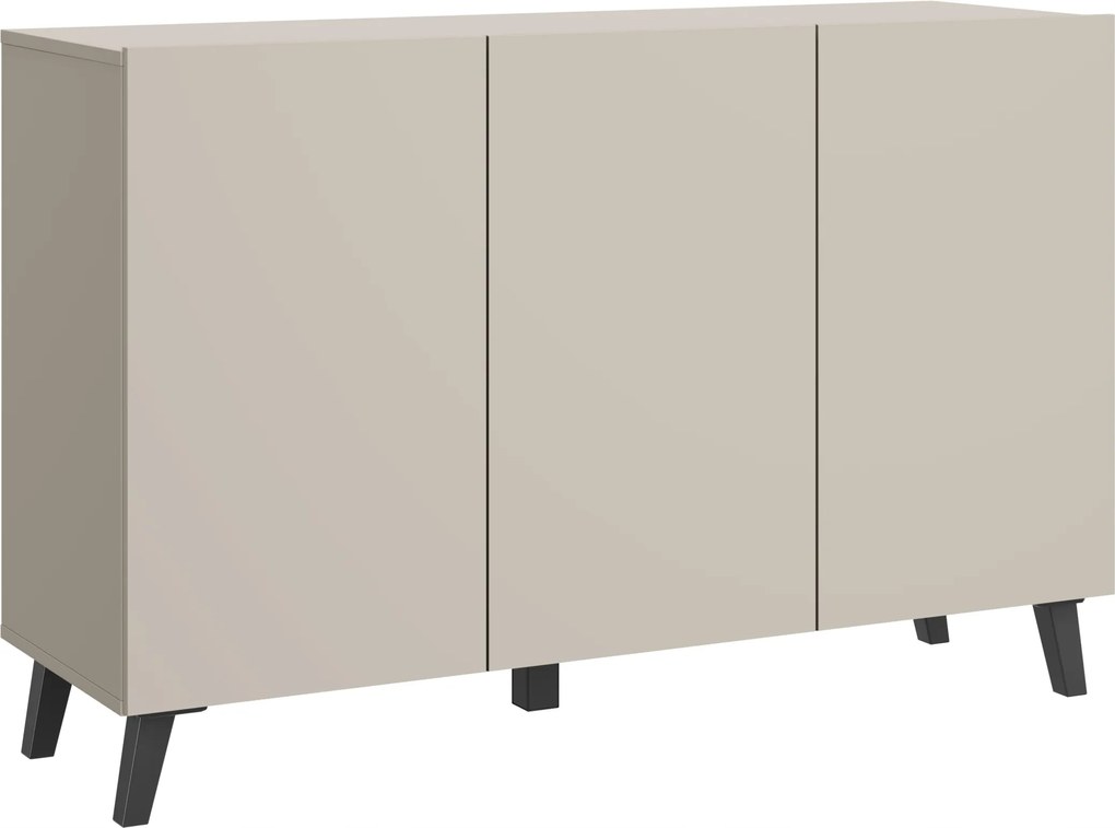 Phuket komód 120 cm 3 ajtós kasmír, sideboard, csendes ház