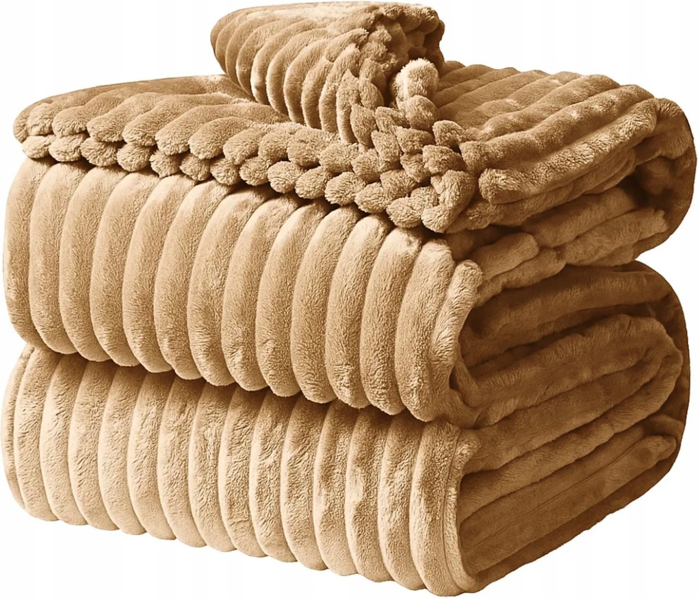 Takaró Pléd Ágytakaró Kanapé Puha Meleg Dombornyomott Takaró 160X200 CM