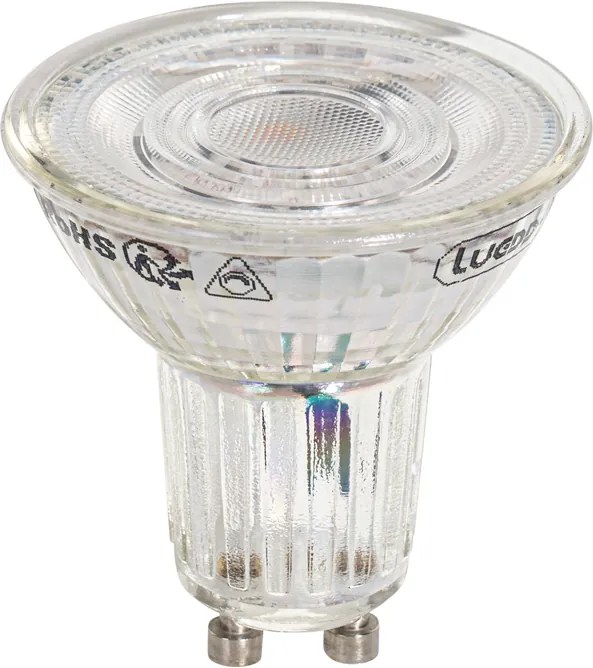 5 darabos GU10 50 mm-es, Kelvin szerint szabályozható LED izzókészlet, átlátszó, 4,9 W, 400 lm, 2200-3000 K