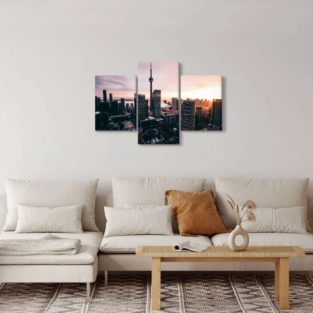 Kép - kilátás a városi központra (90x60 cm)