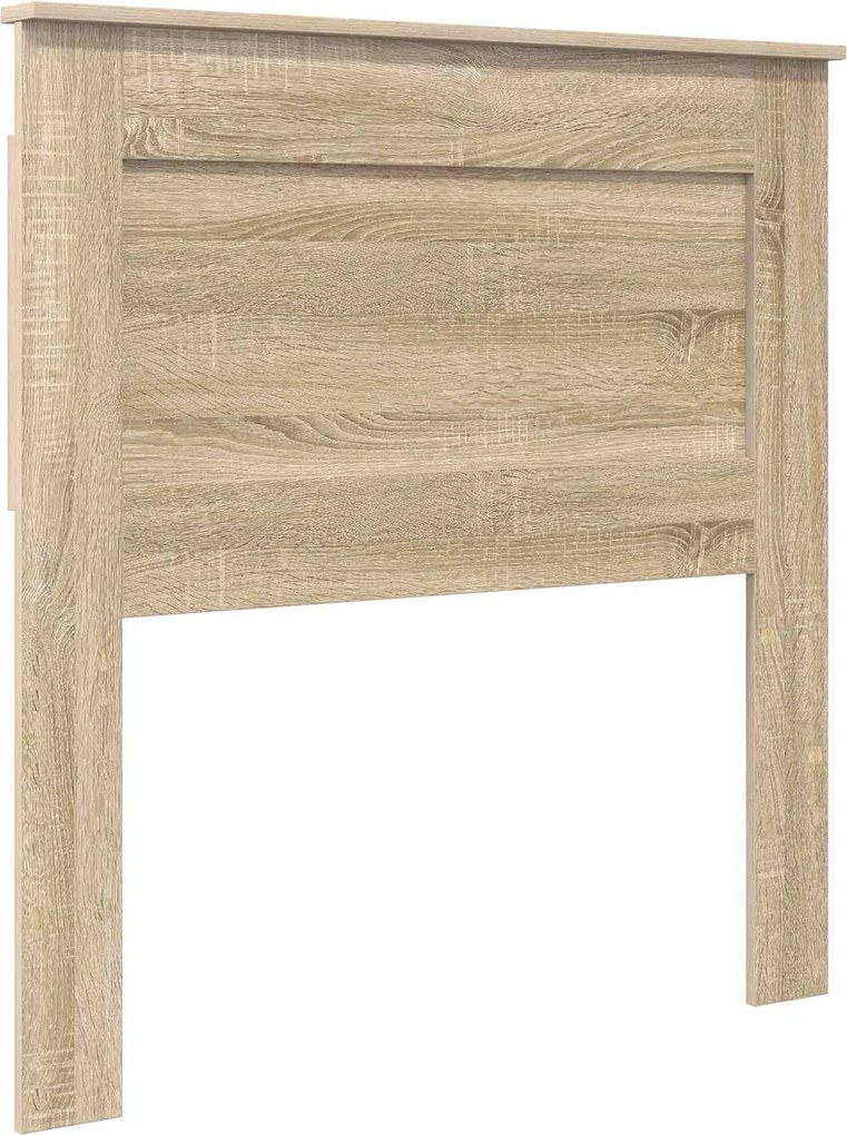 vidaXL Fejtámla fejtámlával Sonoma tölgy 90 cm Faanyag