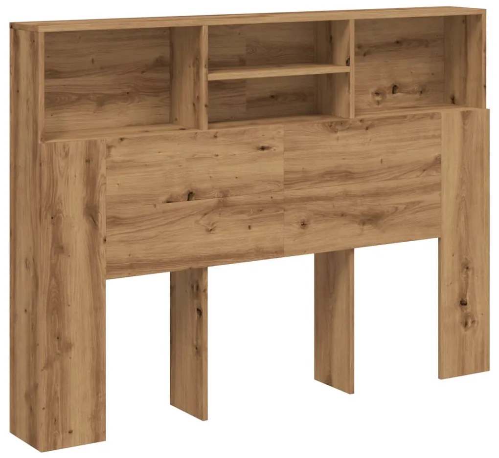 Artisan tölgyfa fejtámlás szekrény 140x19x103,5 cm