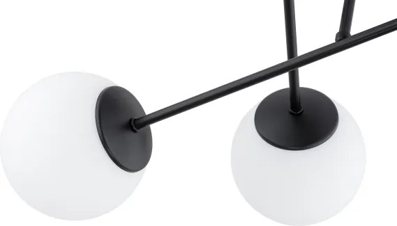 Brilagi - Felületre szerelhető csillár MILO 6xE27/60W/230V fekete