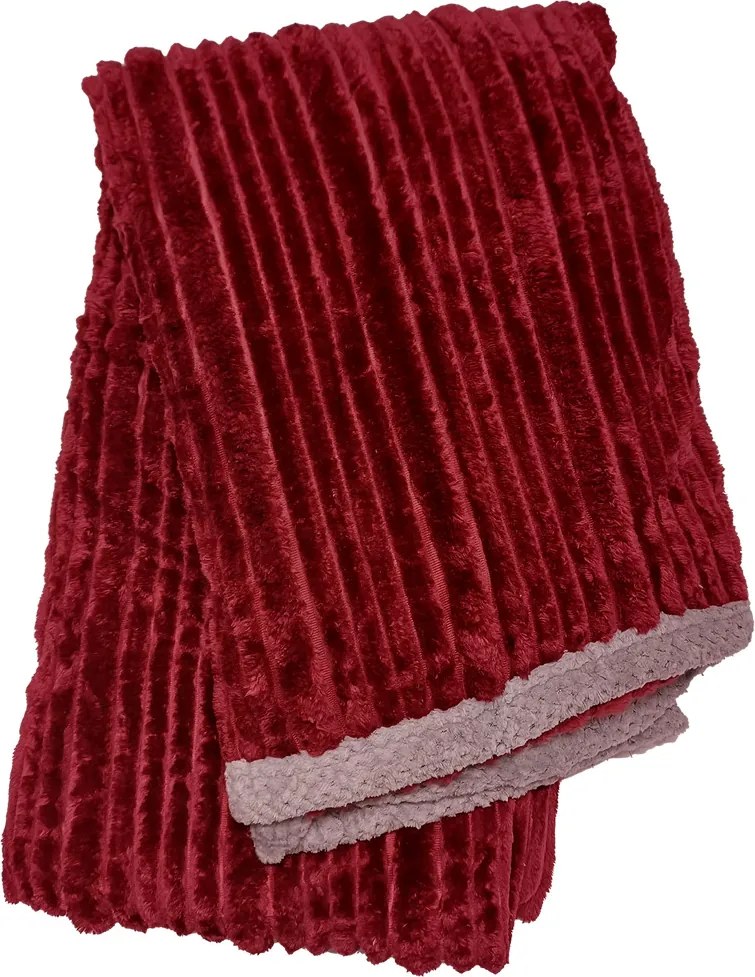 Meleg takaró Homa KERNA  BURGUNDY