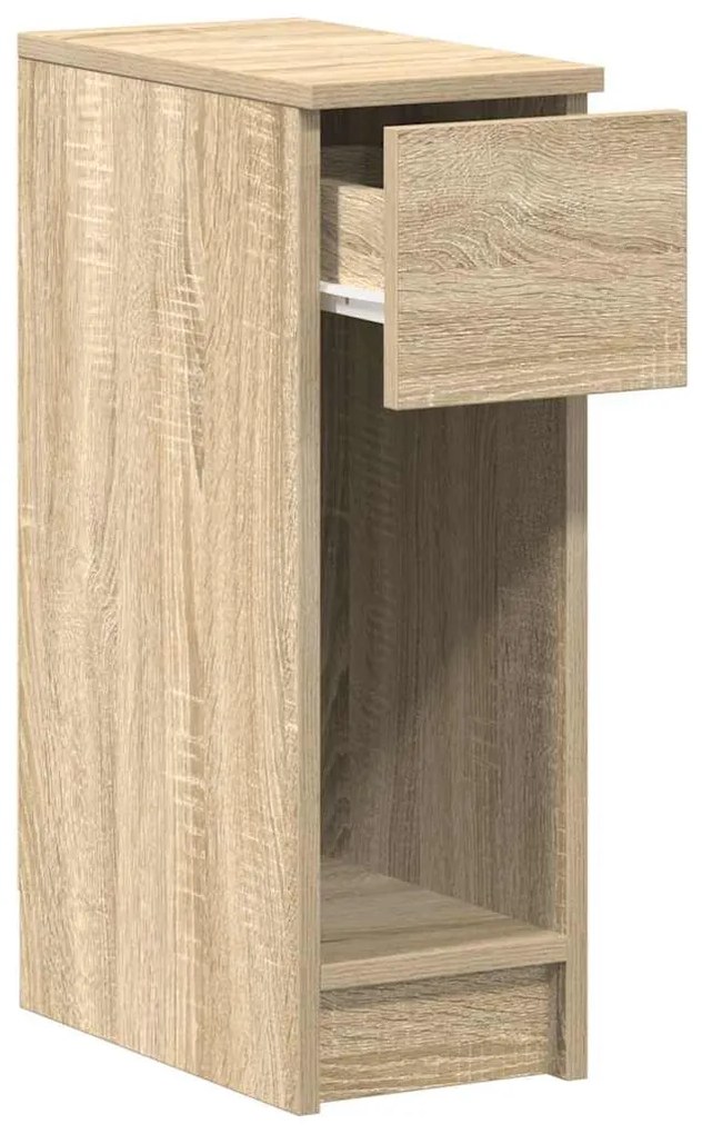 éjjeliszekrények fiókkal 2 db sonoma tölgy 20 x 36 x 60 cm