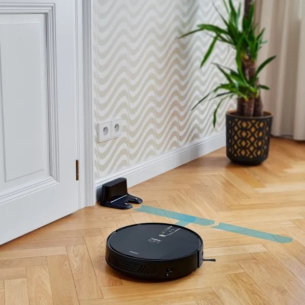 Niceboy ION Charles i4 - Intelligens robotporszívó 2in1 4400 mAh Wi-Fi fekete + távirányító