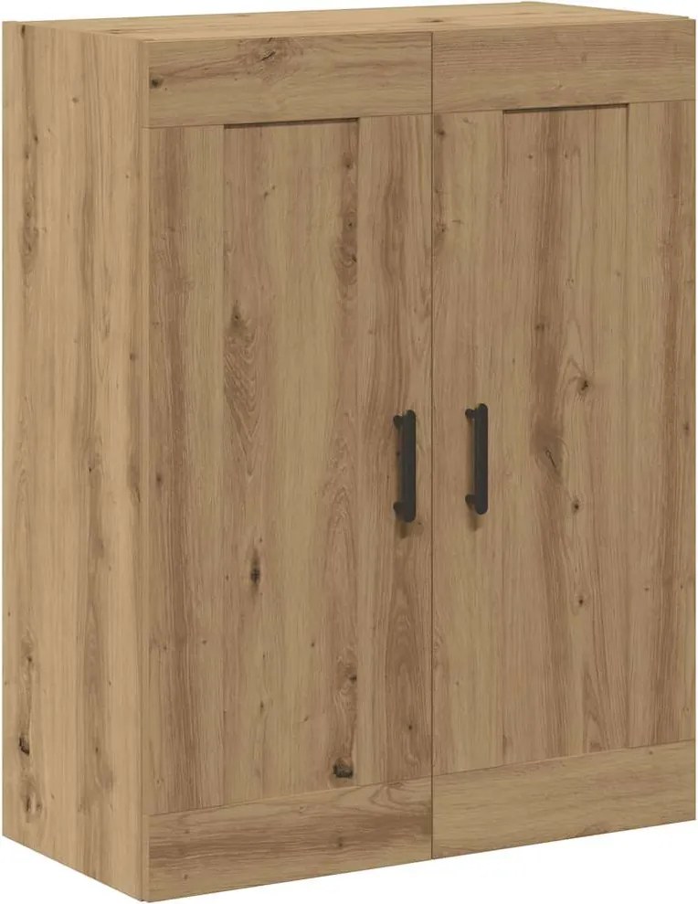 vidaXL kézműves tölgy színű szerelt fa tálalószekrény 69,5x34x90 cm