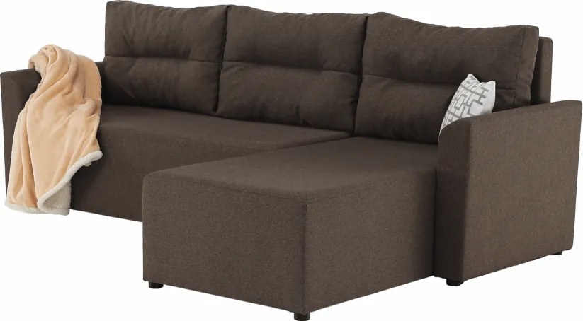 Univerzális ülőgarnitúra, barna, PLAY