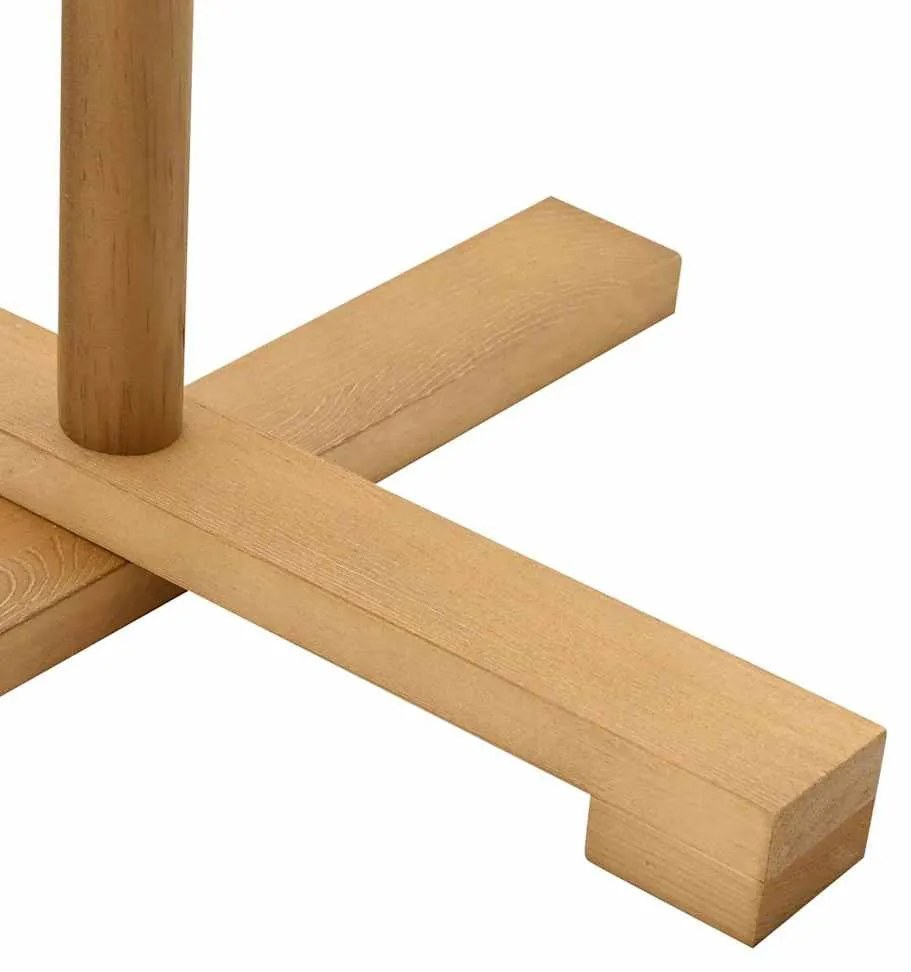 Fából készült Karácsonyfa állvánnyal Barna 180 cm bambusz