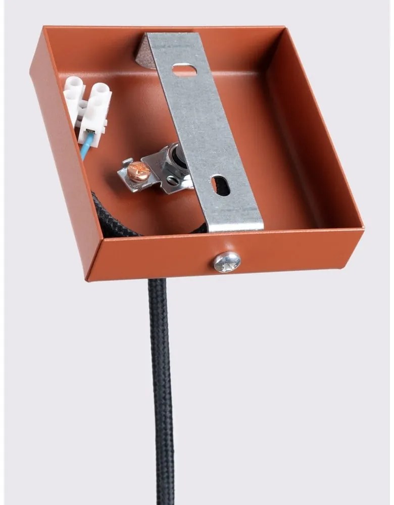 Téglavörös függőlámpa Gleam – Sollux