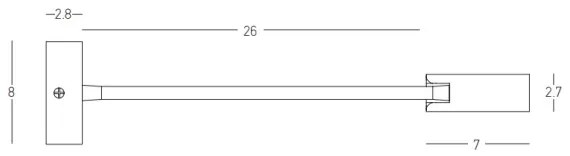 Zambelis 22049 - LED flexibilis lámpa LED/3W/230V CRI90 fekete