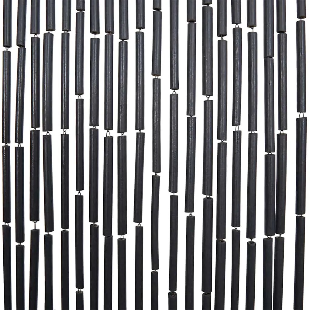 rovaros ajtófüggöny Sötétszürke 100x220 cm bambusz