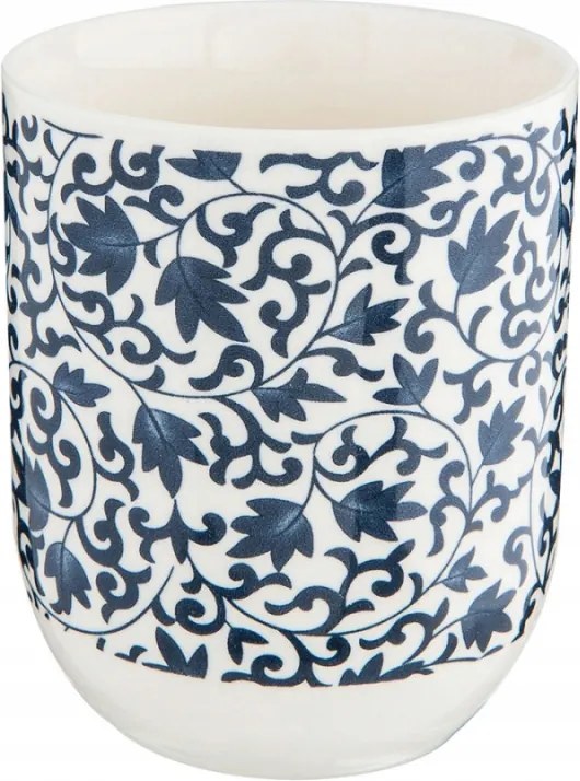 Porcelán teáscsésze dekoratív kék levelekkel 100 ml