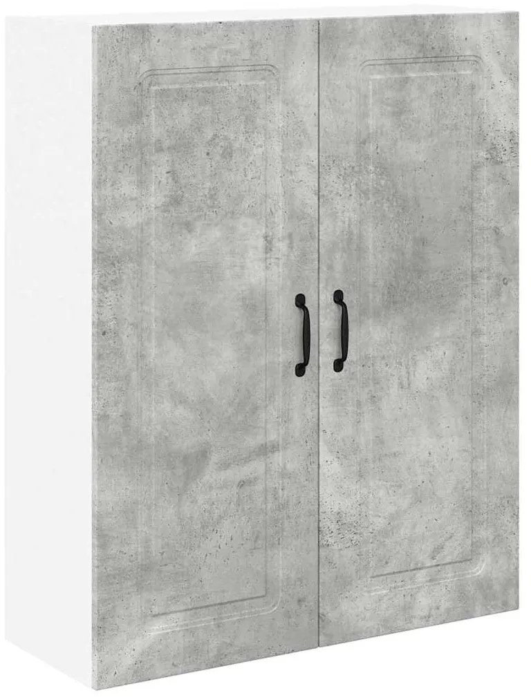 Fali konyhaszekrény Beton Szürke 80 x 31 x 100 cm Faanyag