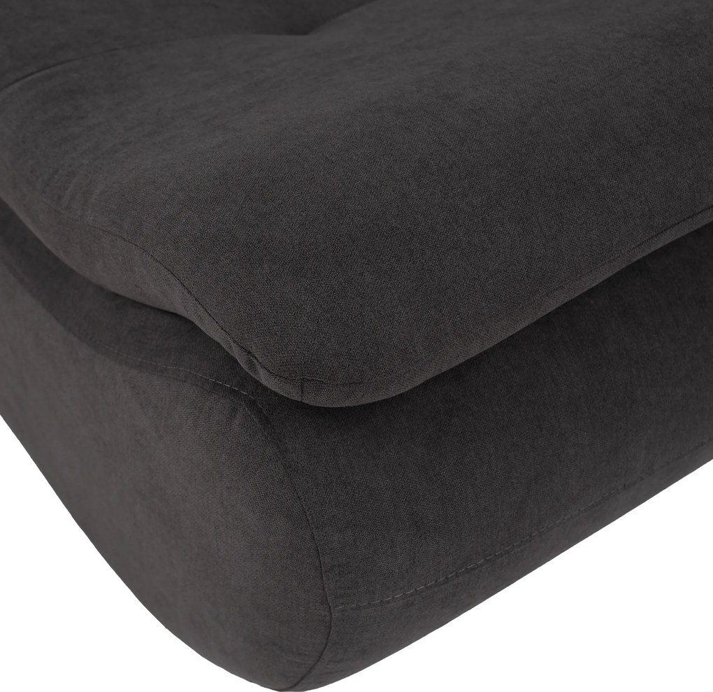 Ülőgarnitúra, szürkésbarna/sárga, szövet, jobbos, BRATO