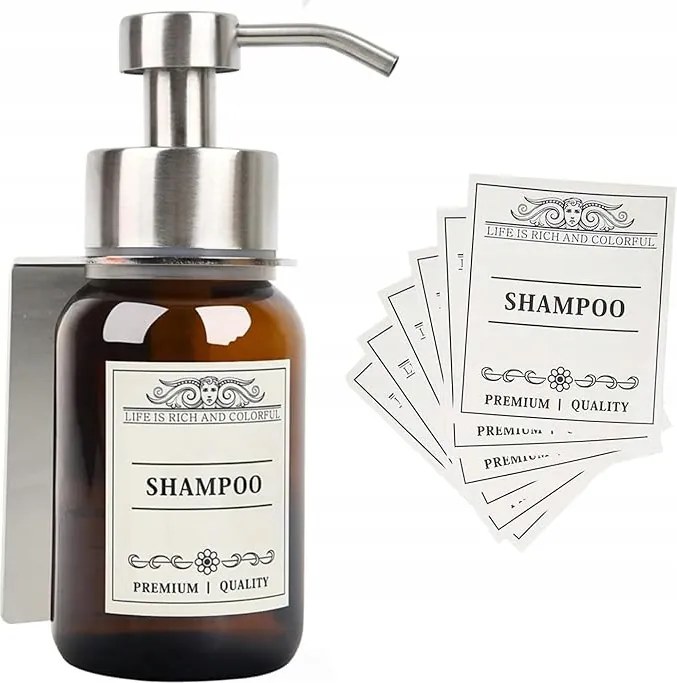 Kézi adagoló Fali szappan adagoló Álló vízálló címkék