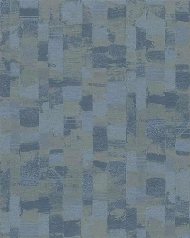 Vinyl tapéta flizelin absztrakt patchwork kék