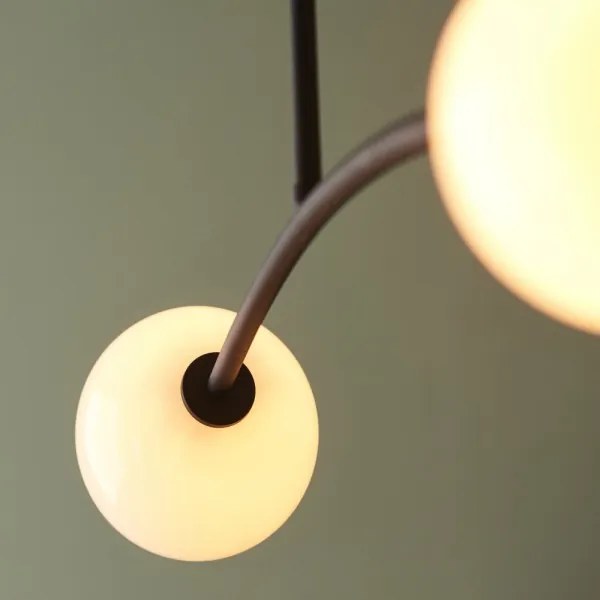 Endon 92940 - BALANCE rúdon szerelt csillár 4xG9/3W/230V fekete