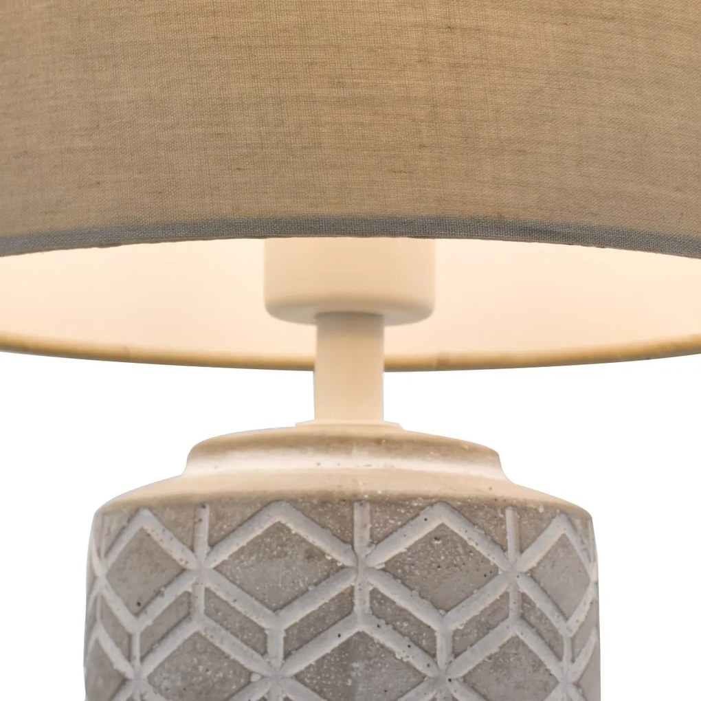 Dar Lighting modern asztali lámpa ilona szürke darilo4239