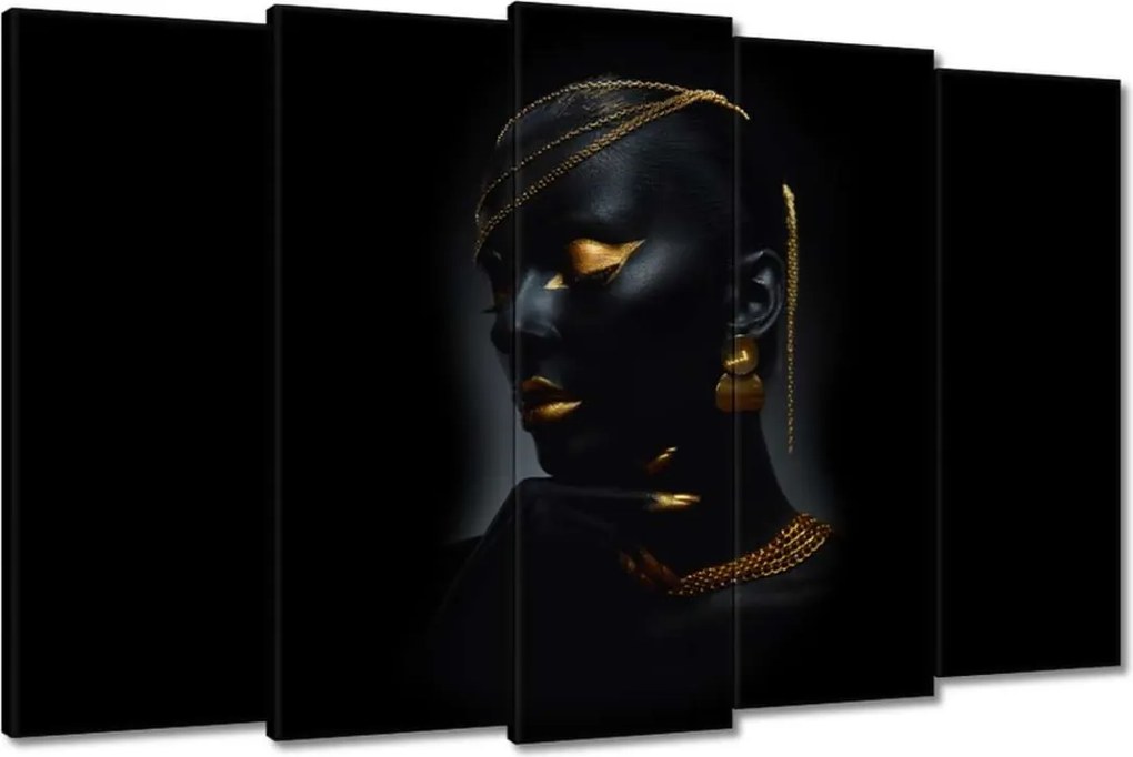 Festmények 150x95 Aranyozott arc