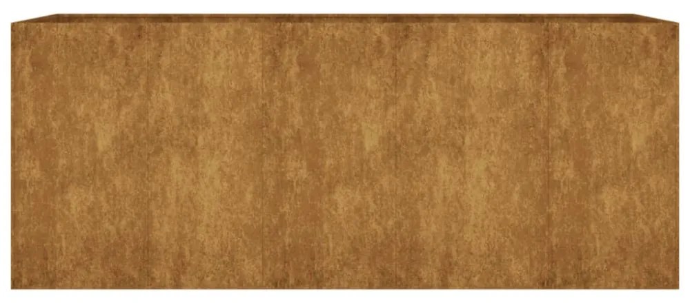 corten acél kerti magaságyás 200x80x80 cm