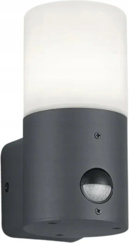 Kültéri fali lámpa Mozgásérzékelő antracit Trio