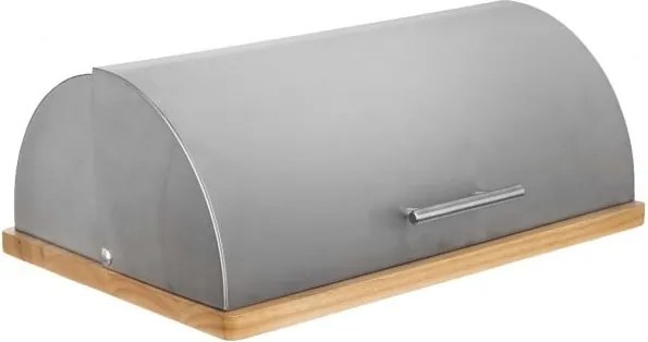 Basic rozsdamentes acél és bambusz kenyérdoboz - Orion