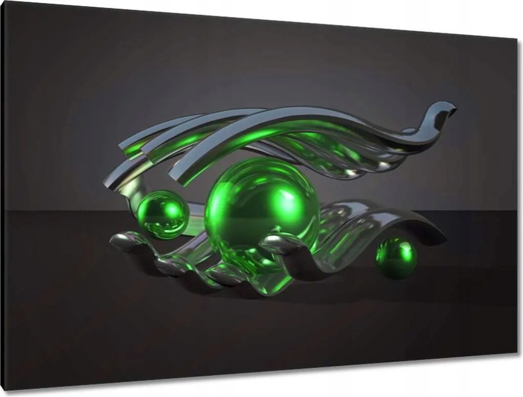 Vászonkép 120x80 Lime gömb az ujjakban