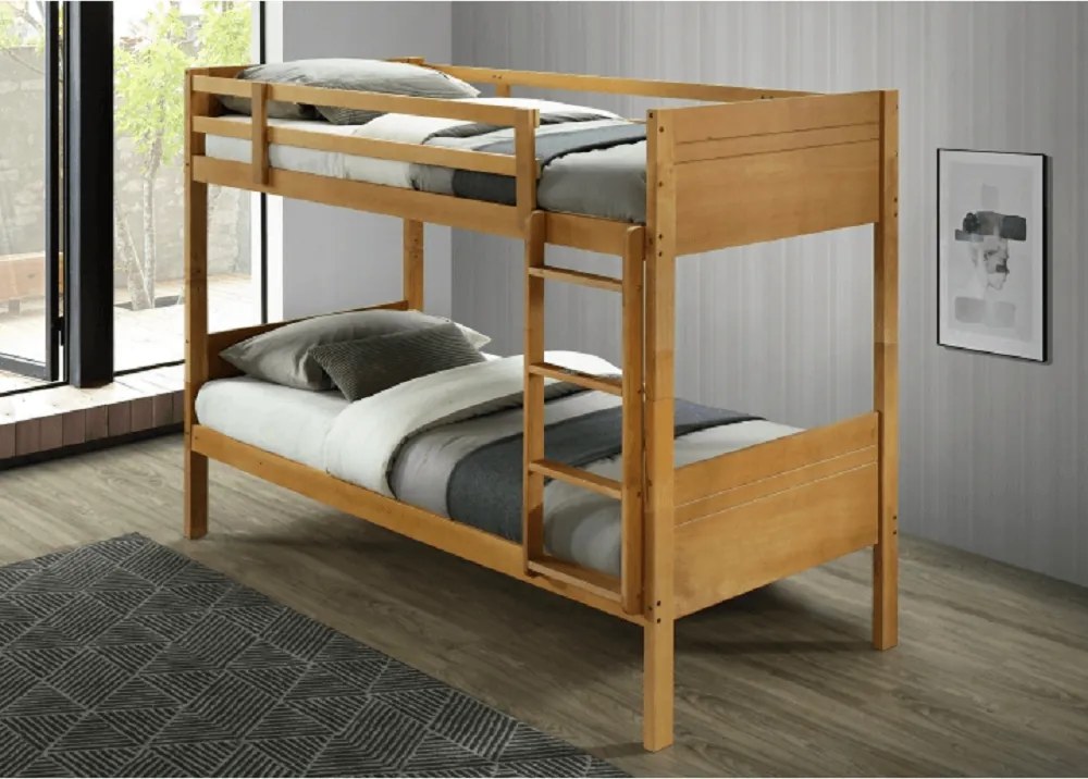 Emeleteságy, masszív fa, tölgy, MAKIRA