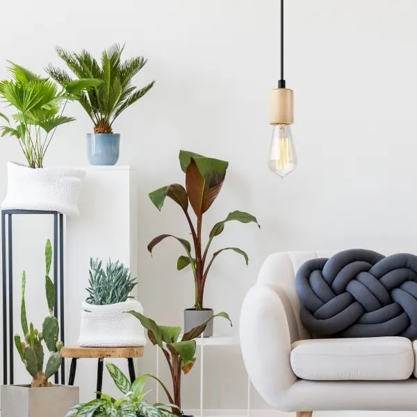 LEON függeszték 1xE27/60W/230V, kábellel