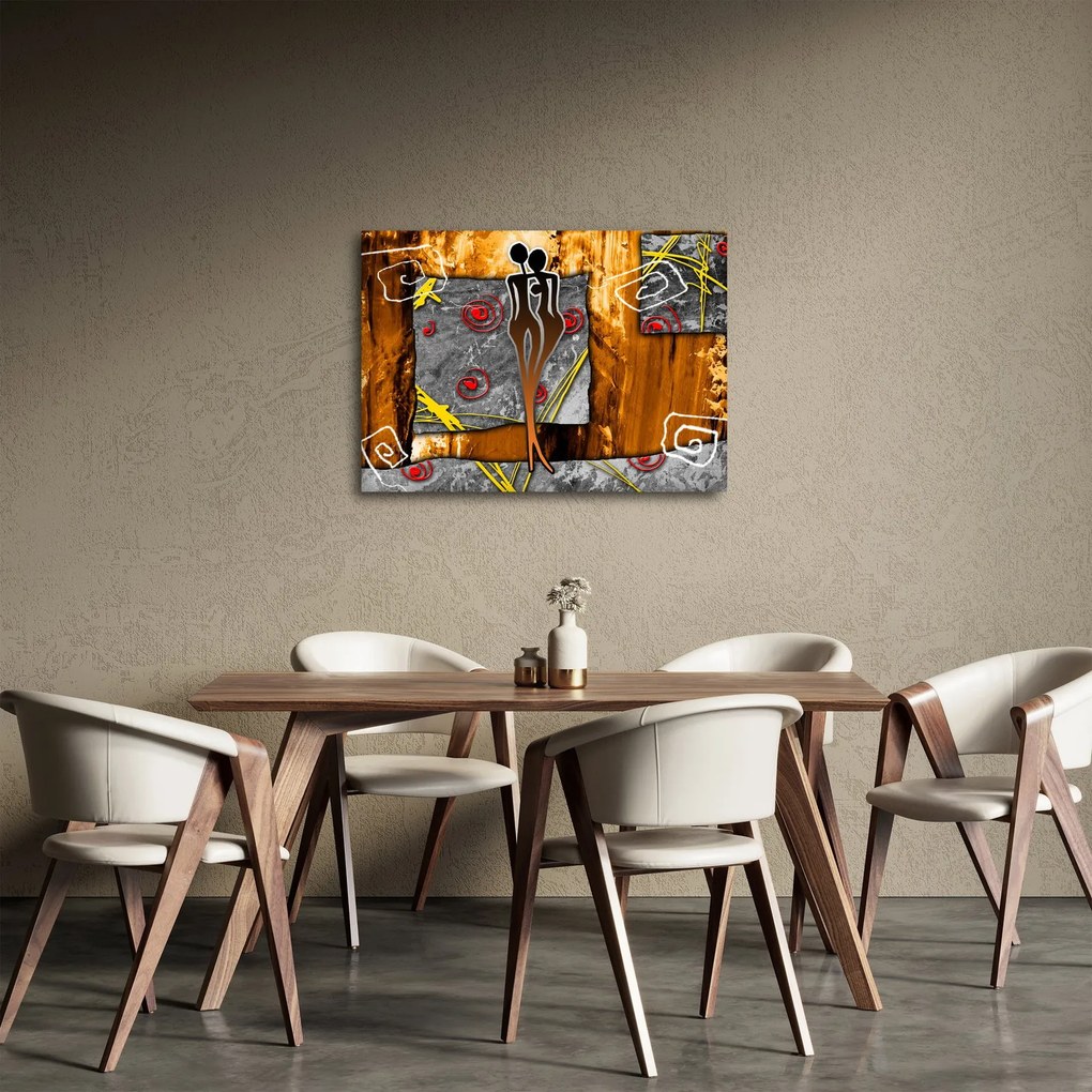 Egy ősi festmény képe (70x50 cm)