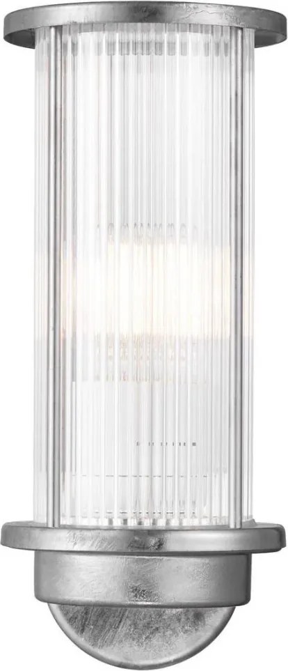 NORDLUX 2218281031 LINTON Modern Kültéri Fali Lámpa Ezüst Horganyzott E27 IP54