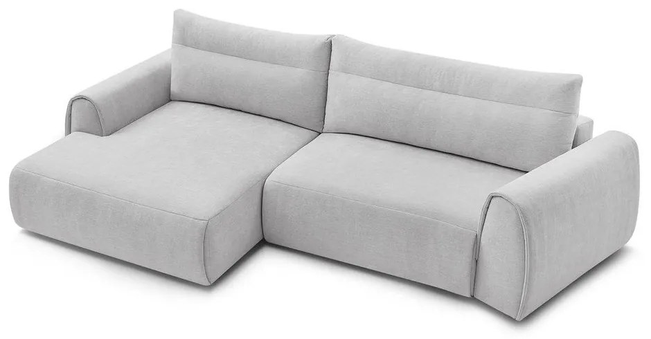 Világosszürke sarokkanapé Aden – Bobochic Paris