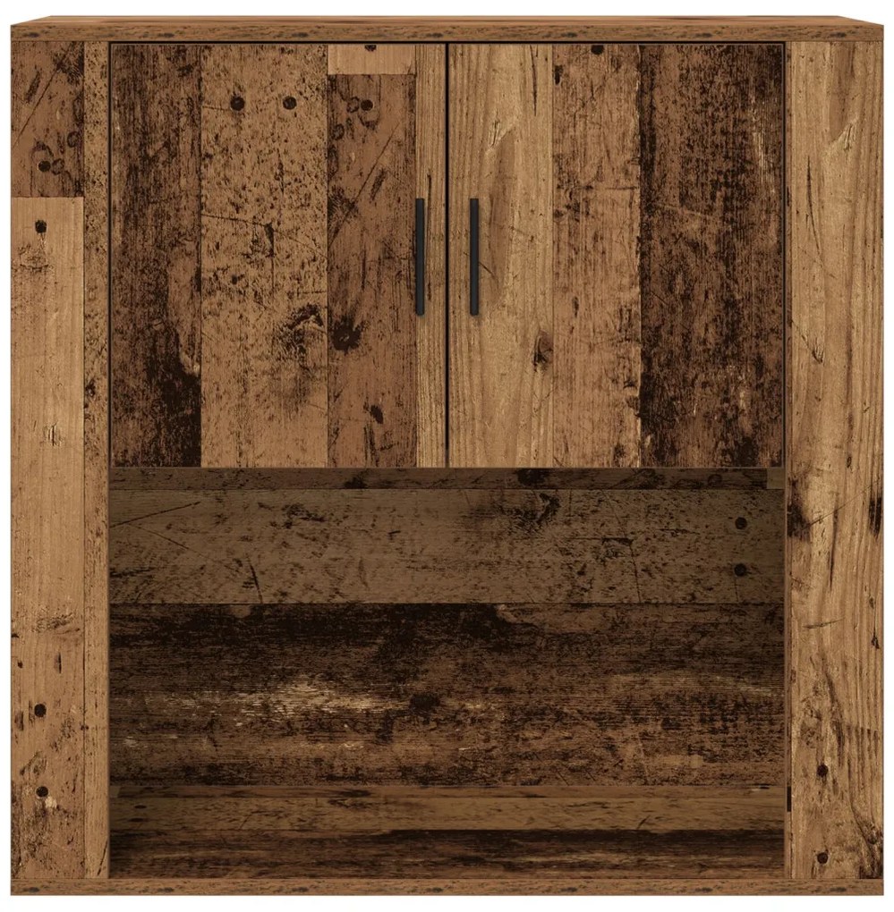 Fali Szekrény Régi Fa 80x33x80 cm Műszakilag Kidolgozott Fa